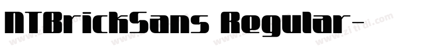NTBrickSans Regular字体转换